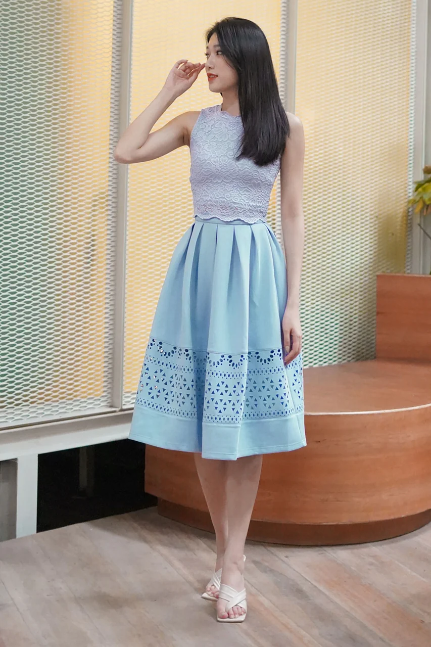 Dacerniz Skirt (Powder Blue) - Image 4