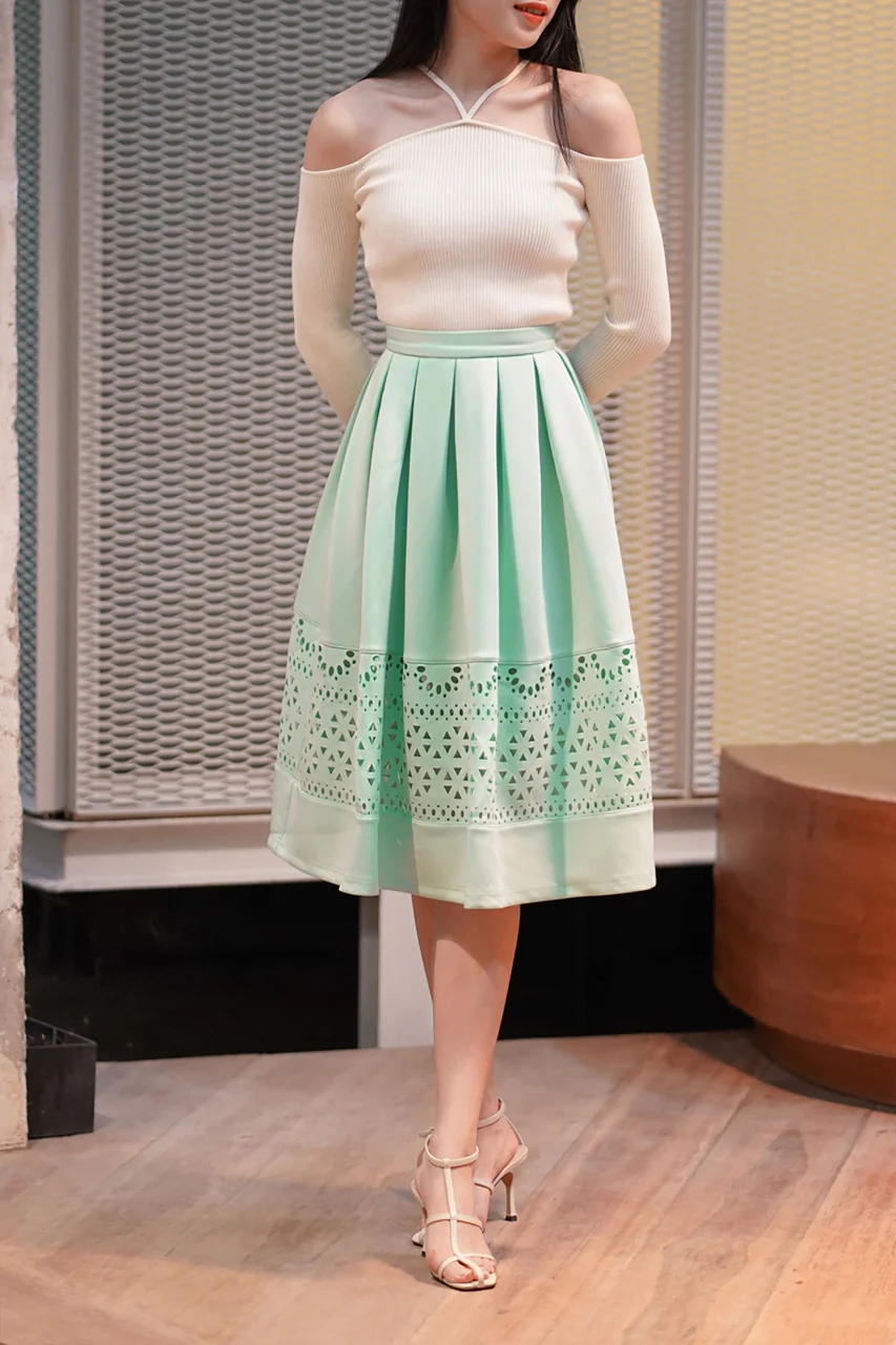 Dacerniz Skirt (Powder Green) - Image 3