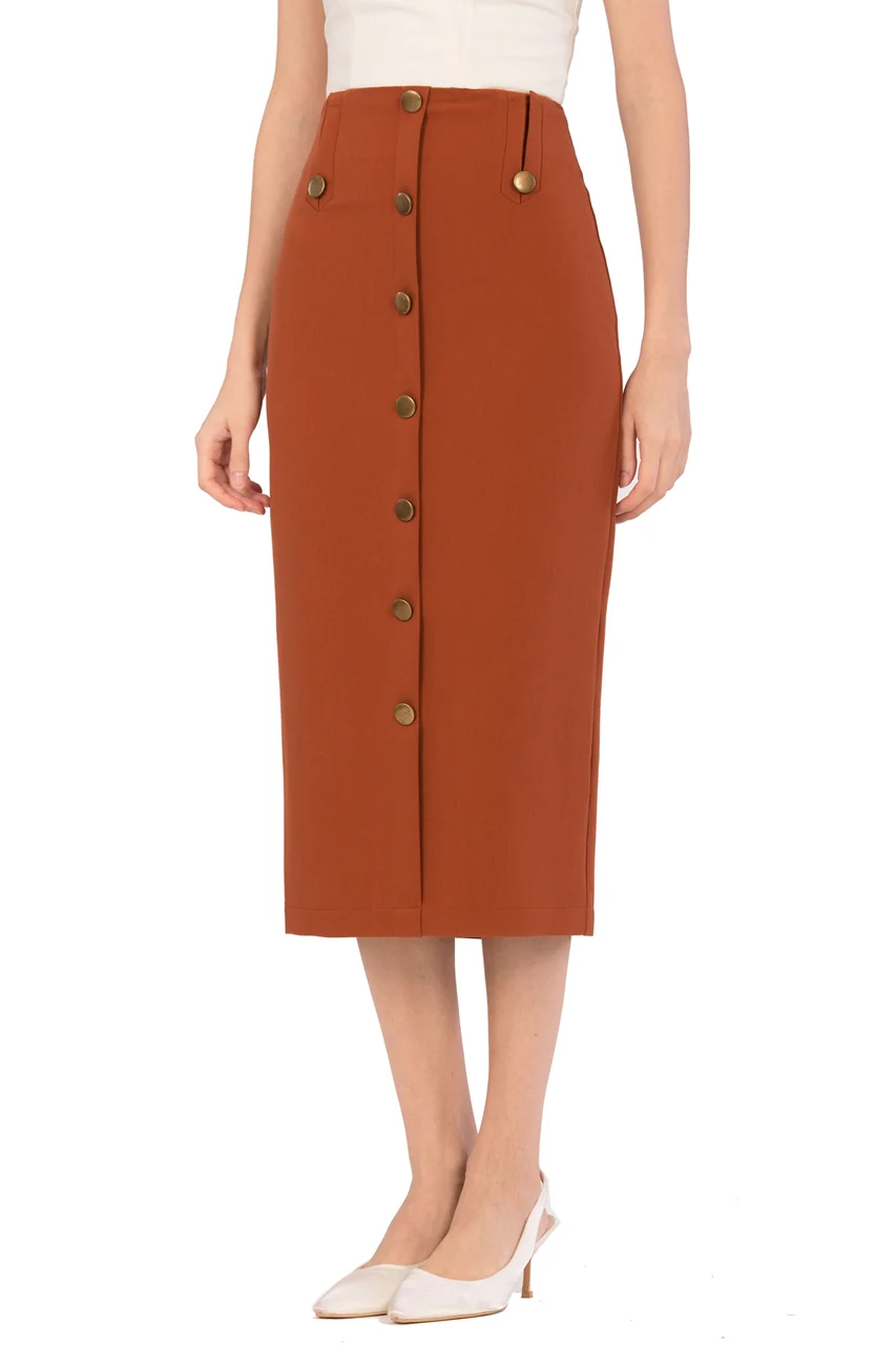 Derkate Skirt (Brown) - Image 3
