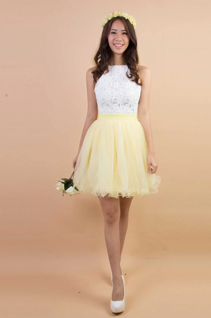 Diverxia Skirt (Powder Yellow) - Image 2