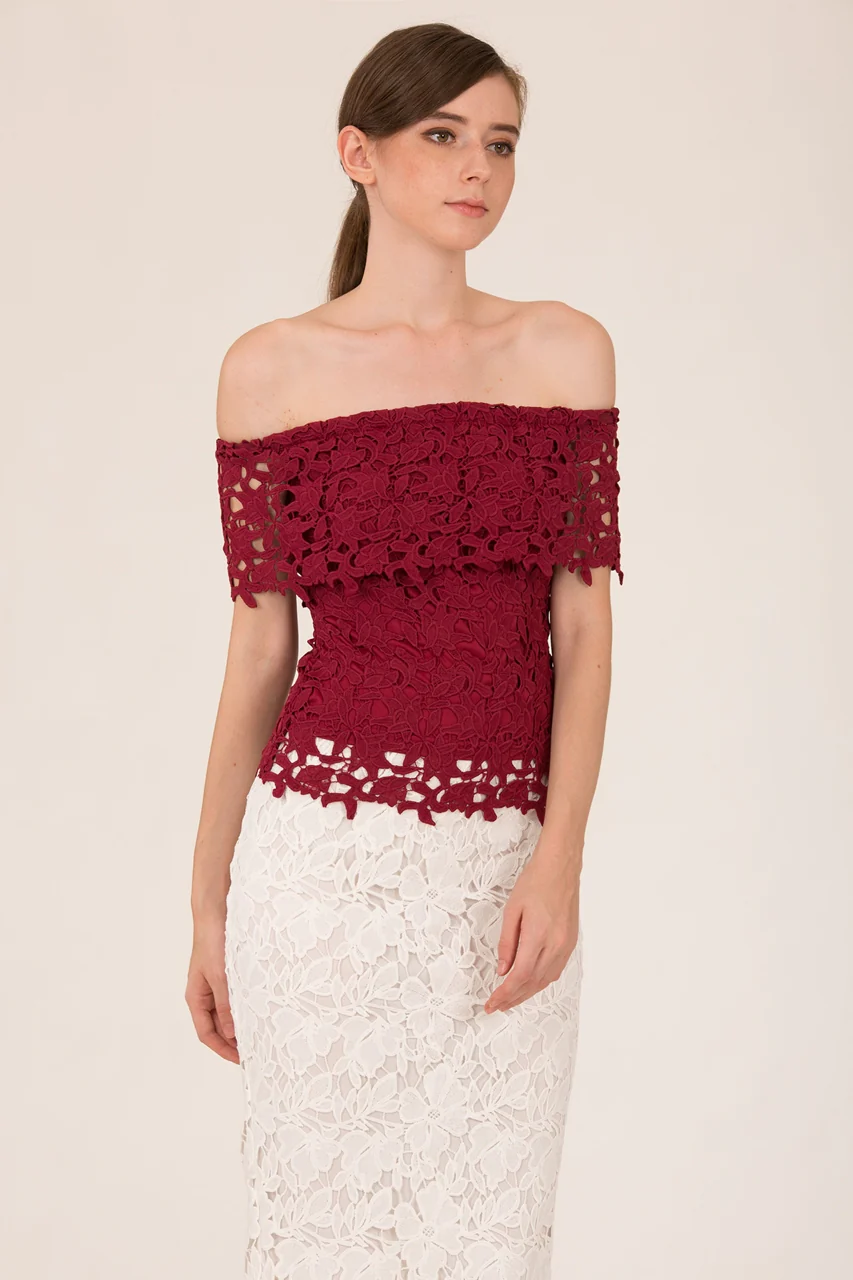 Duxca Top (Maroon) - Image 3