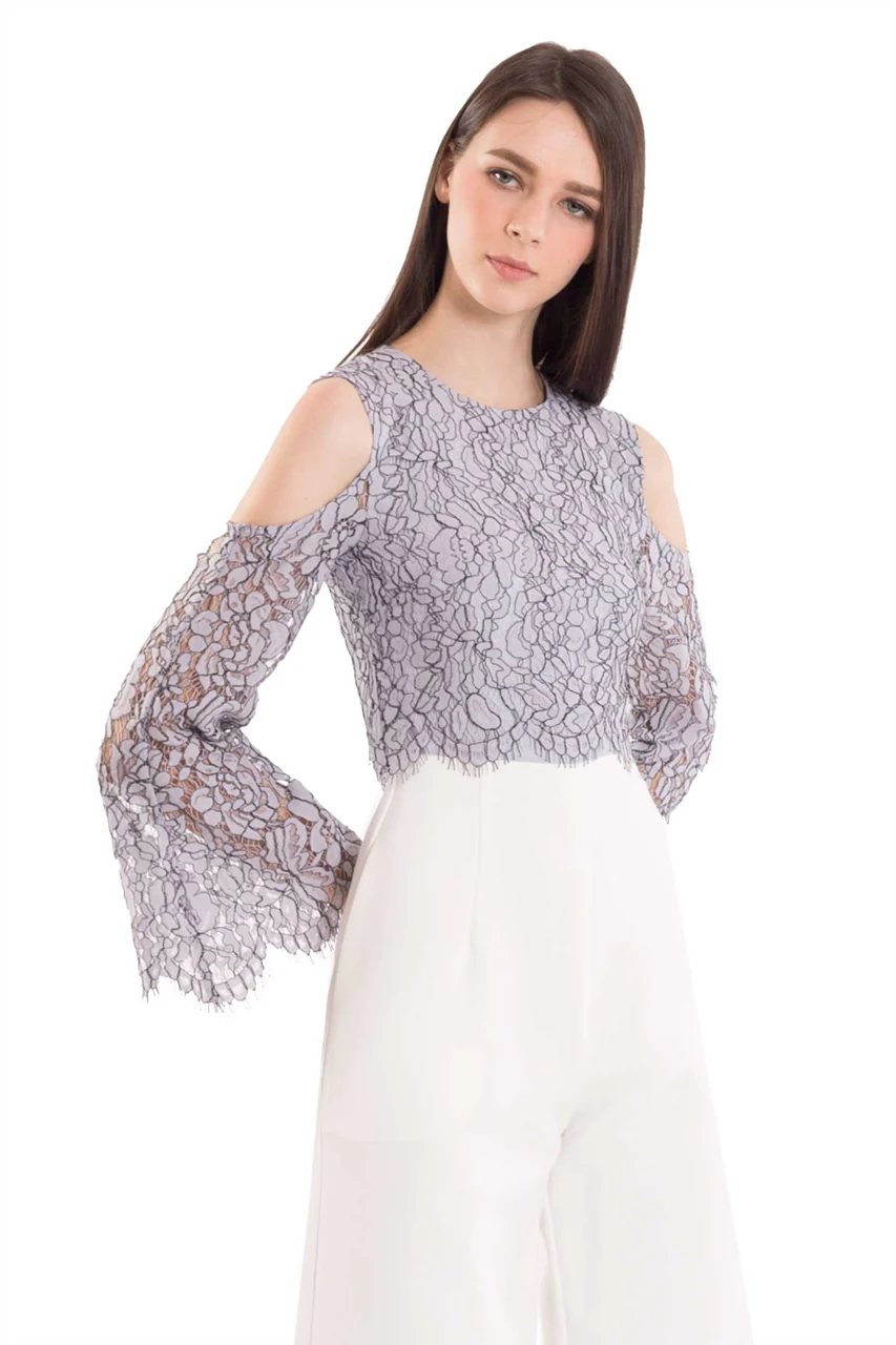 Derniza Jumpsuit Cullotes (White) - Image 5