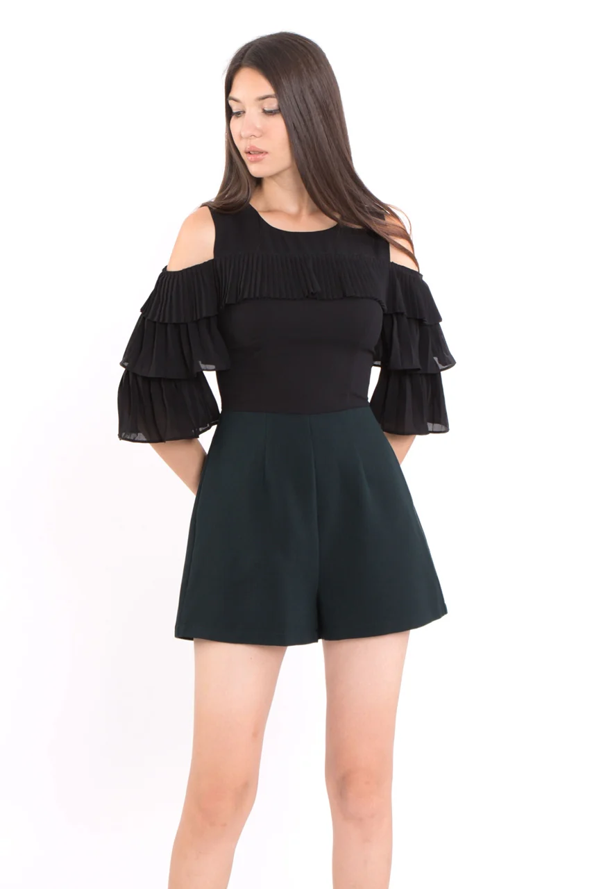 Diverkin Romper (Black+Dark Green) - Image 3