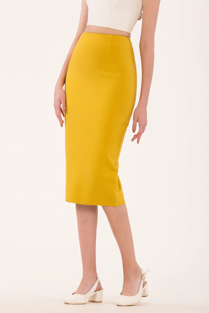 Droviolyn Skirt (Olive Yellow) - Image 3