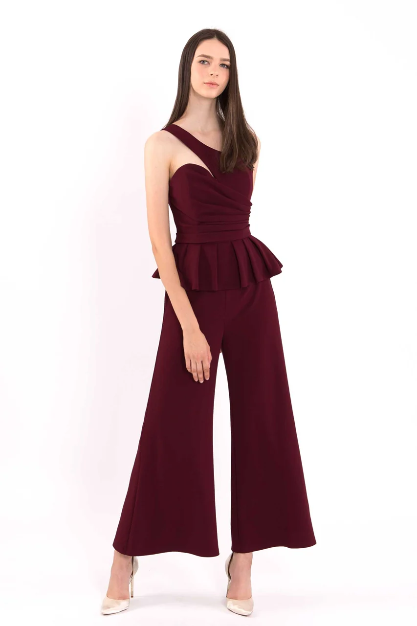 Diwutiq Jumpsuit (Maroon) - Image 3