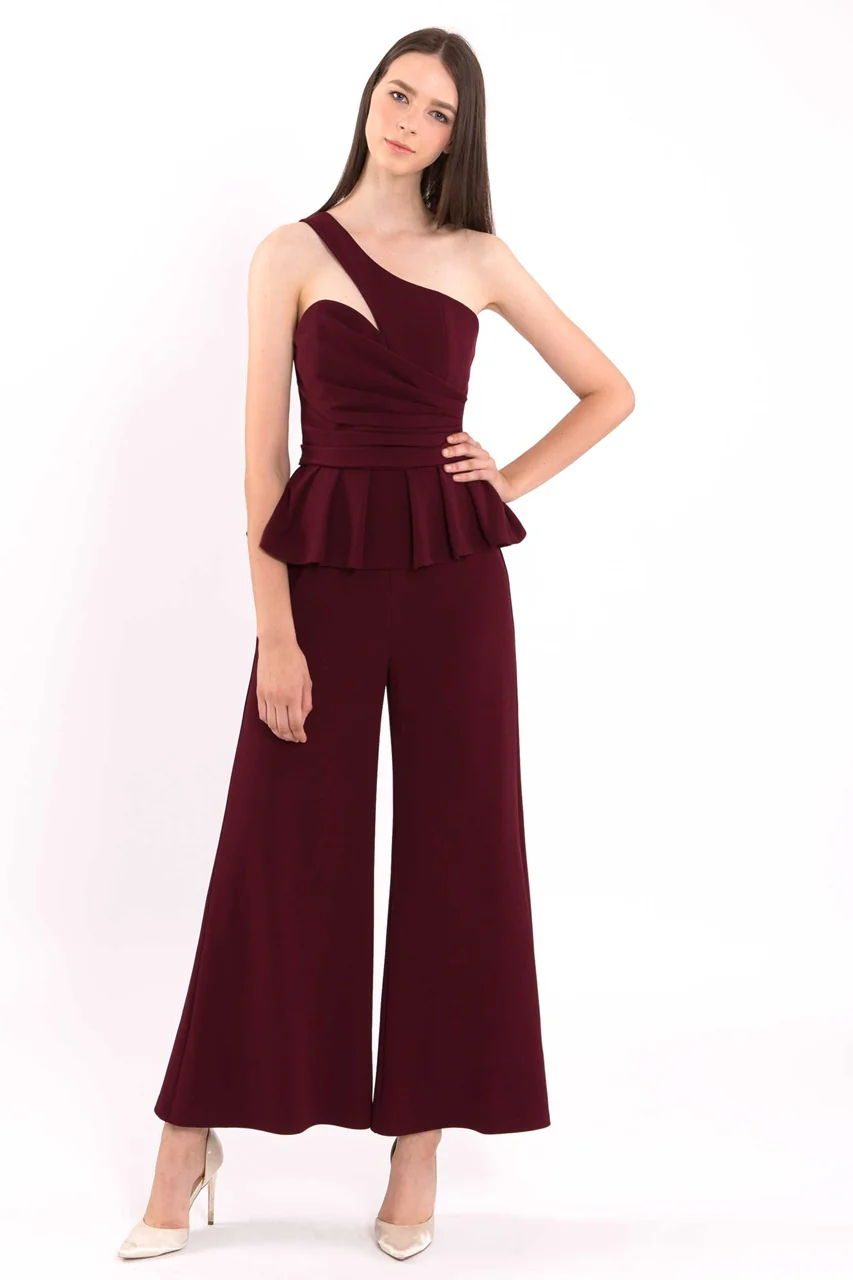 Diwutiq Jumpsuit (Maroon) - Image 5