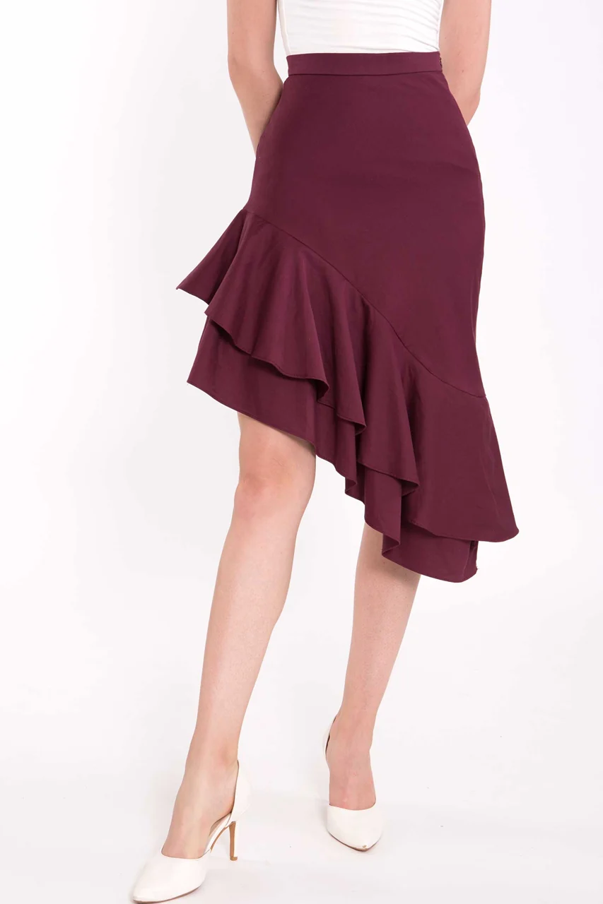 Dedior Skirt (Maroon) - Image 4