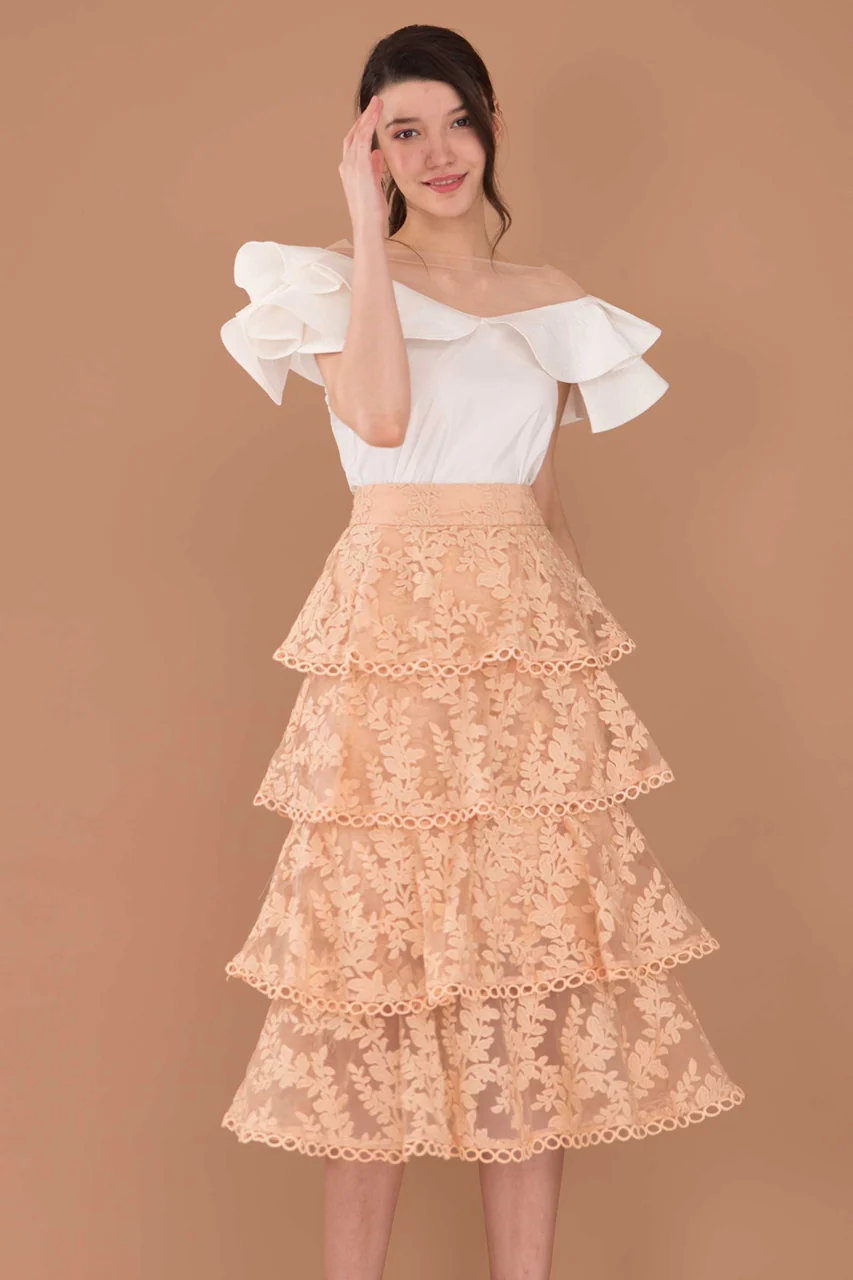 Dofitava Skirt (Beige) - Image 2