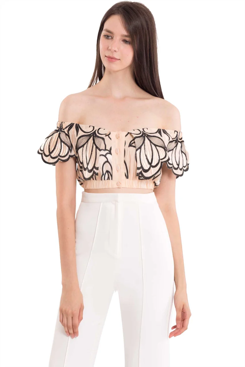 Darosshie Top (Beige) - Image 2