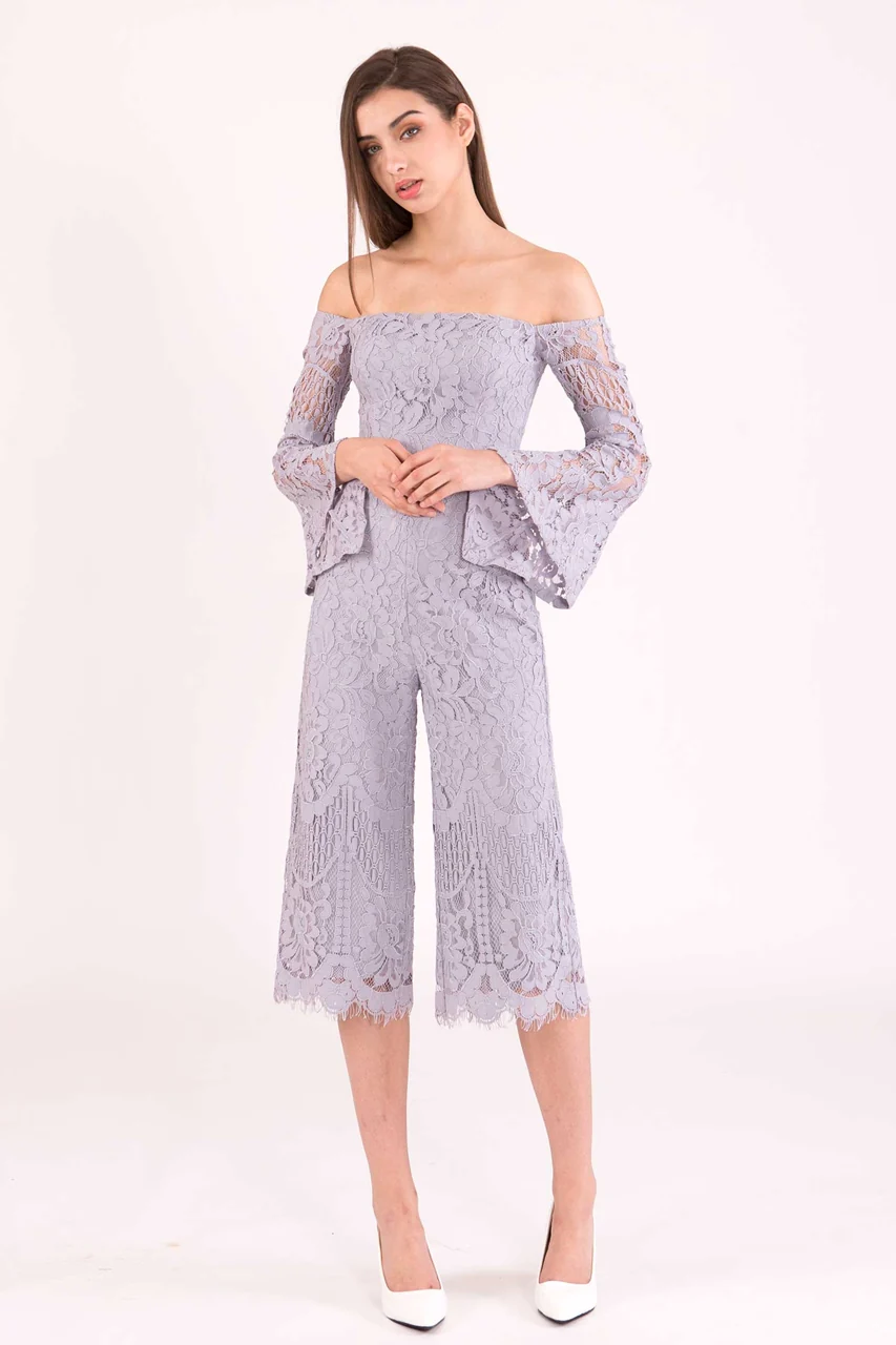 Dagusto Jumpsuit Cullotes (Grey) - Image 2