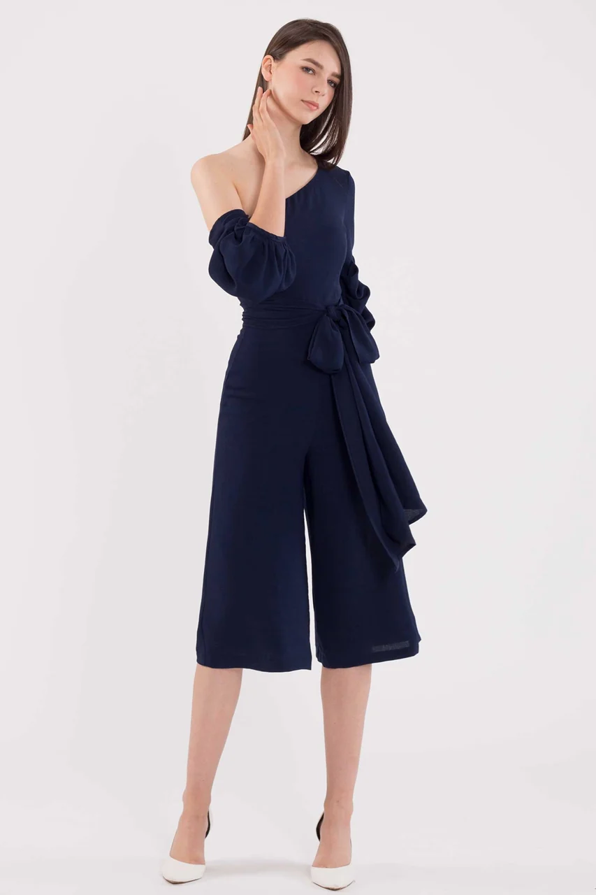 Dijutaris Jumpsuit Cullotes (Navy) - Image 5