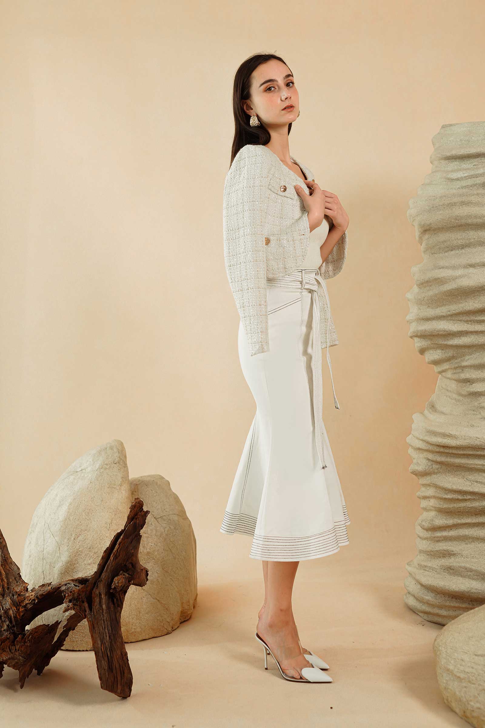 Demujuire Skirt (White) - Image 2