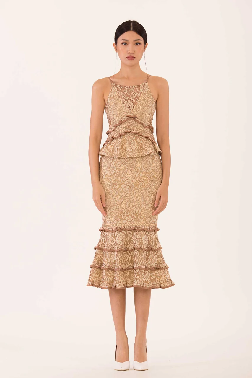 Derxinwei Skirt (Beige) - Image 3