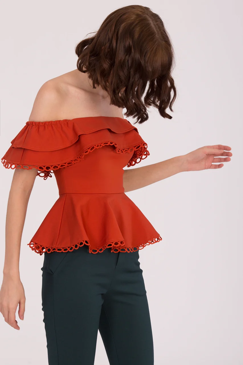 Darvioky Top (Rust Orange) - Image 5