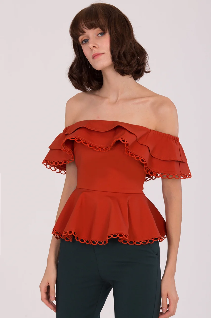 Darvioky Top (Rust Orange) - Image 6