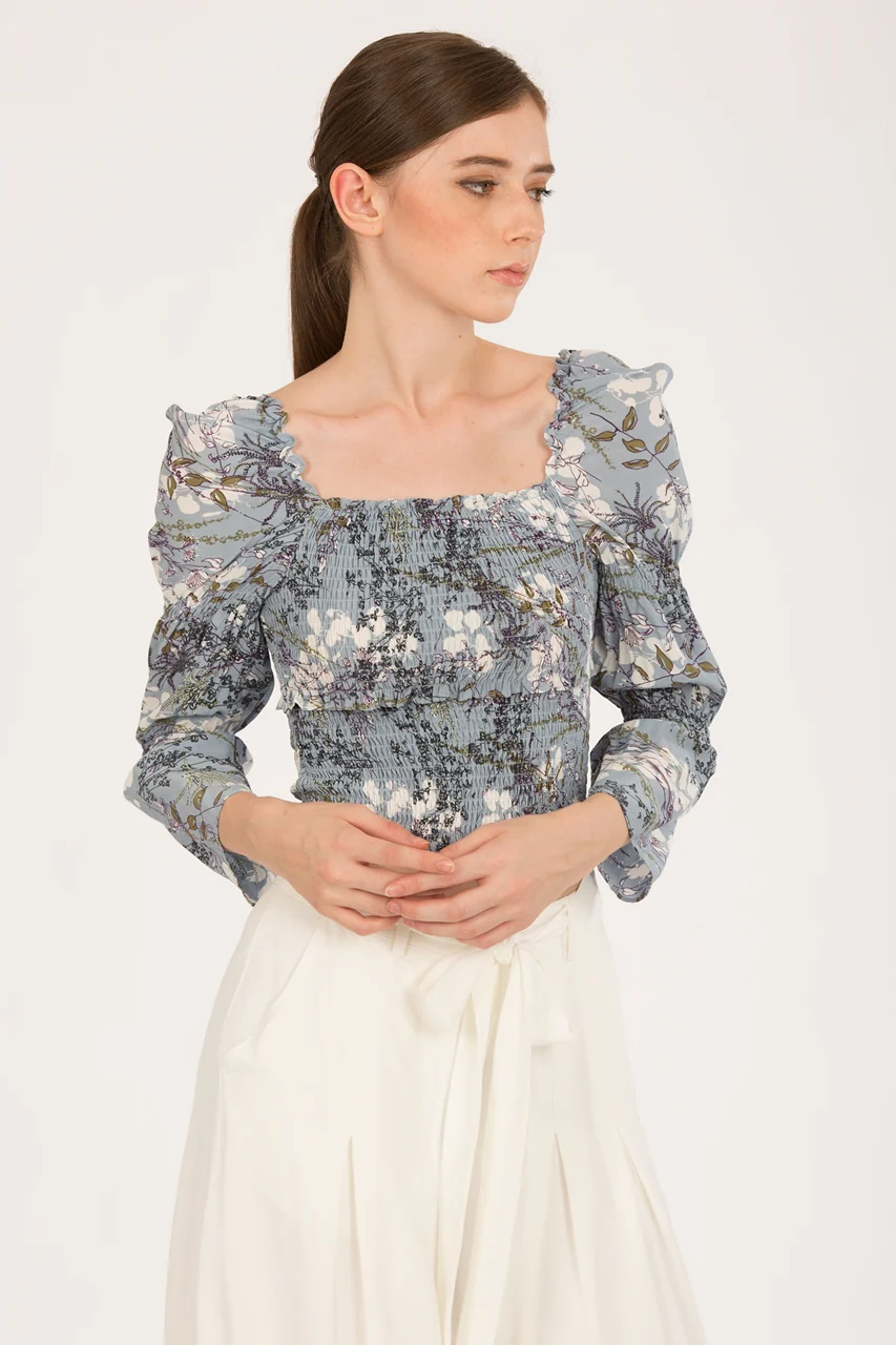 Dimuria Top (Pale Blue) - Image 6