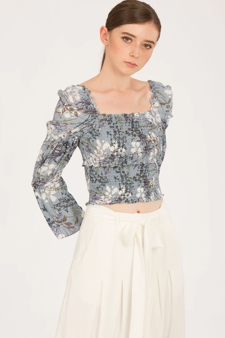 Dimuria Top (Pale Blue) - Image 8