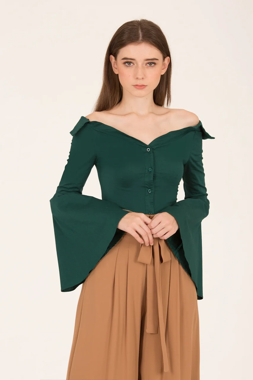 Darlianli Top (Dark Green) - Image 6