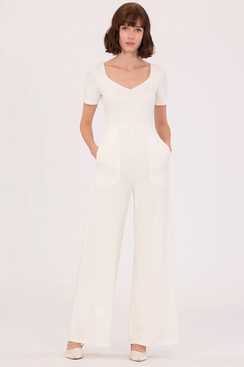 Duferhik Jumpsuit (White) - Image 4