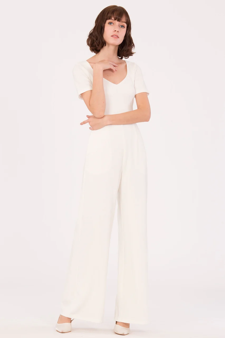 Duferhik Jumpsuit (White) - Image 5