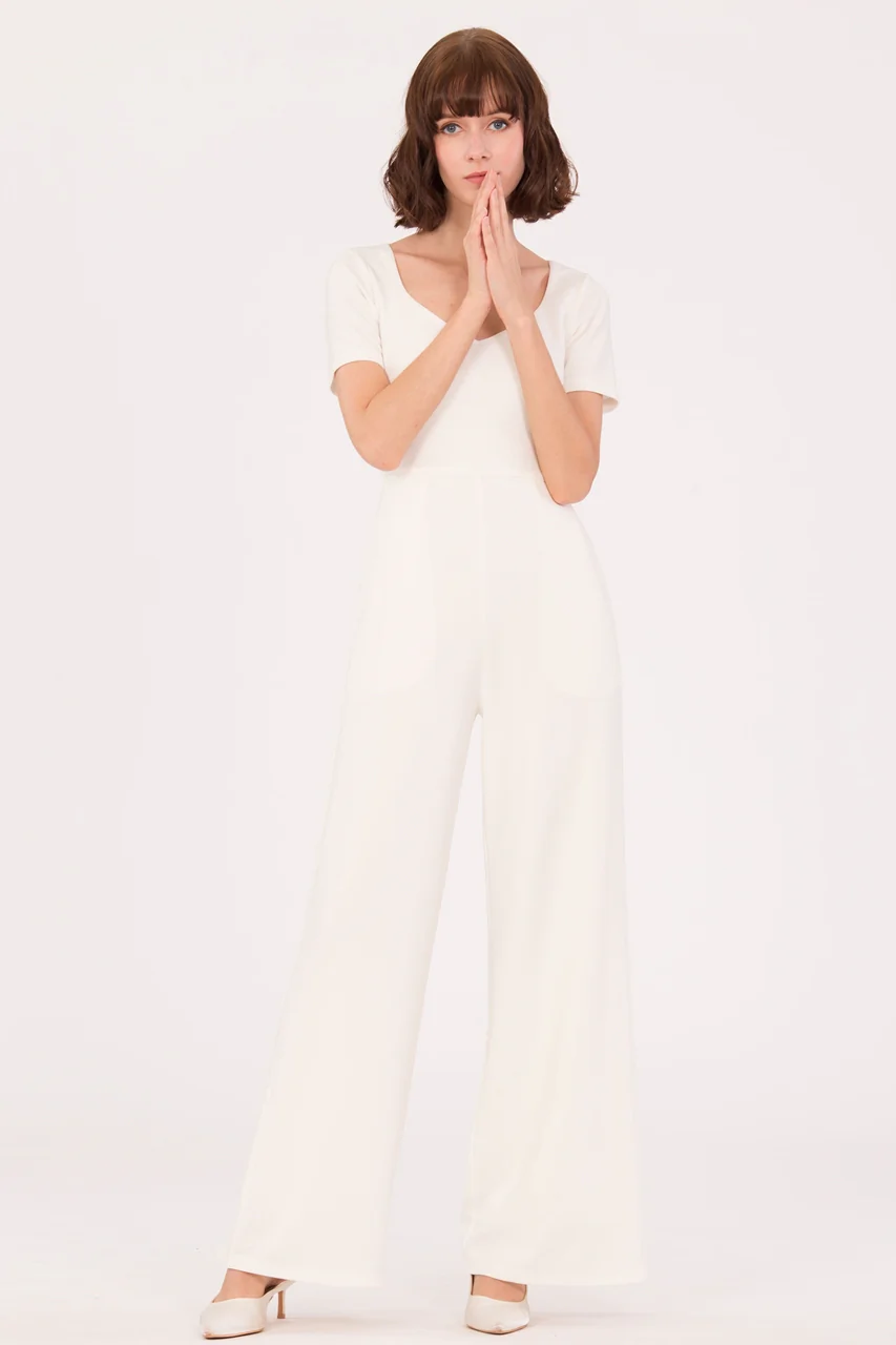 Duferhik Jumpsuit (White) - Image 7
