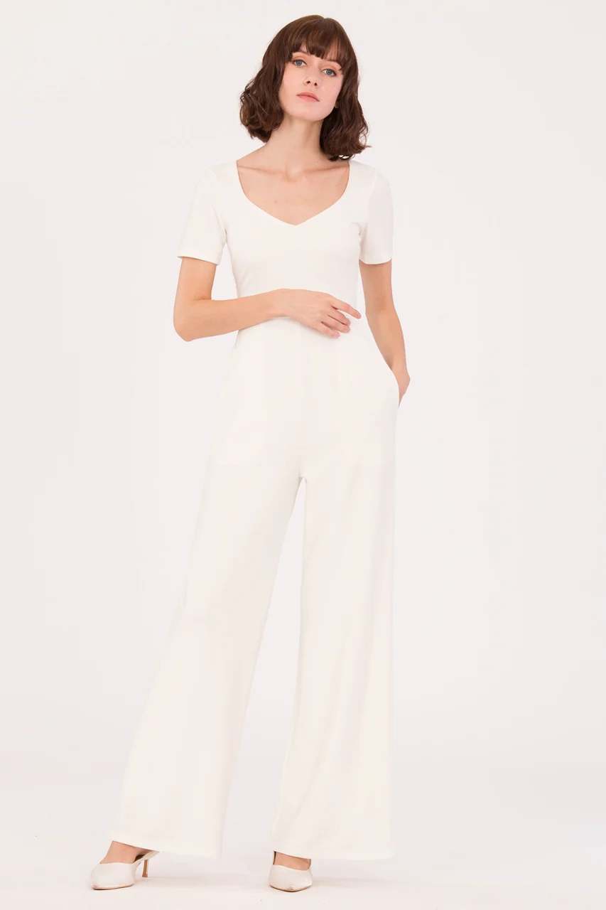 Duferhik Jumpsuit (White) - Image 8