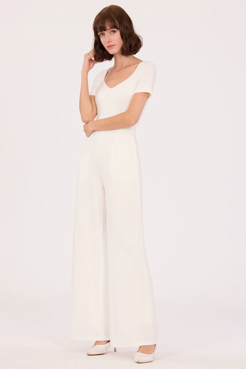 Duferhik Jumpsuit (White) - Image 9