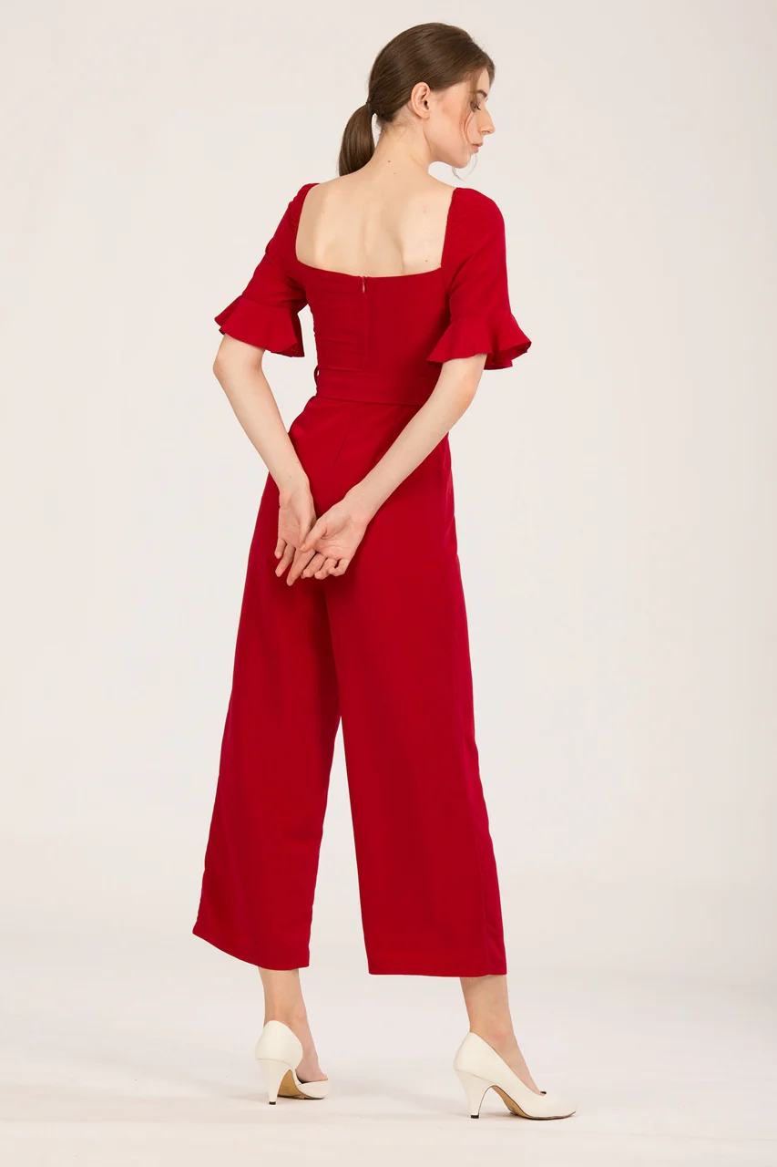Danafiriol Jumpsuit (Maroon) - Image 5