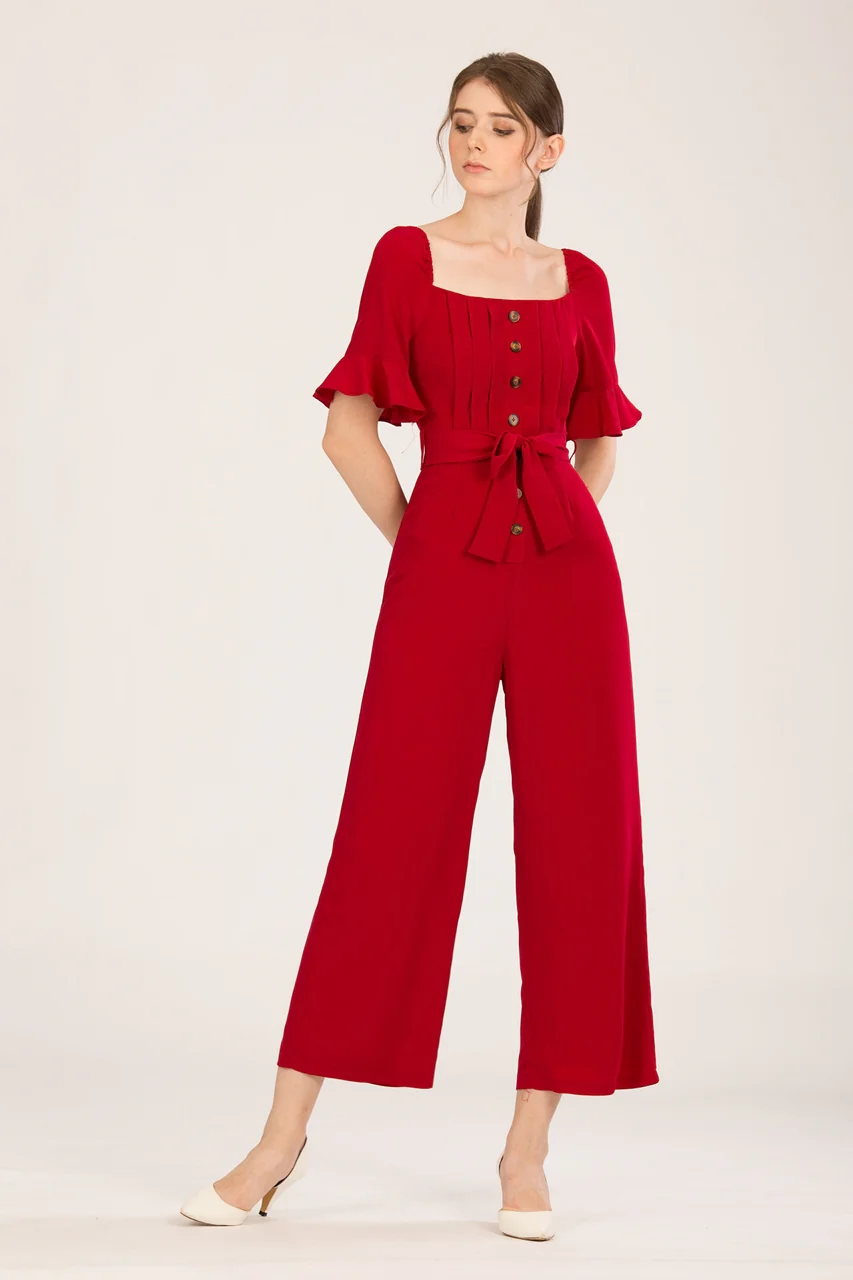 Danafiriol Jumpsuit (Maroon) - Image 6