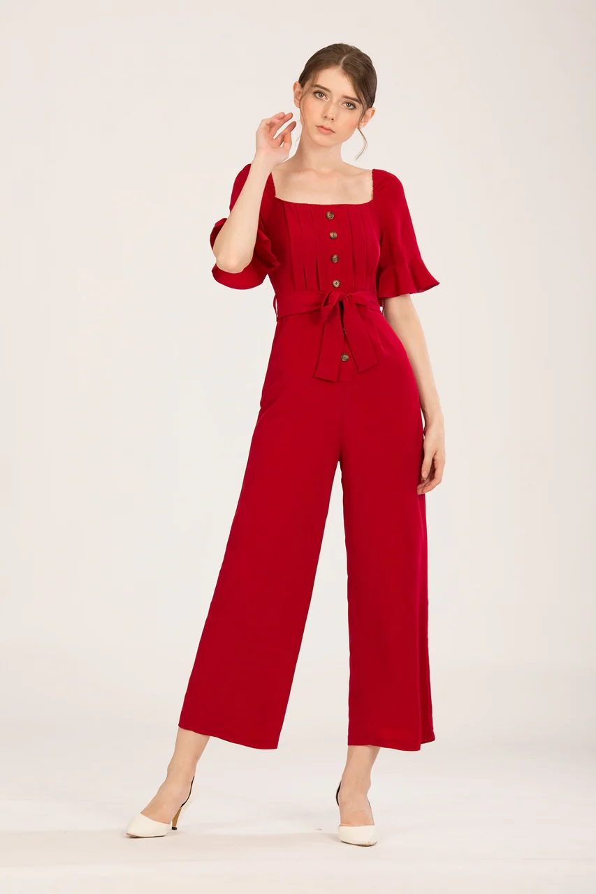 Danafiriol Jumpsuit (Maroon) - Image 7