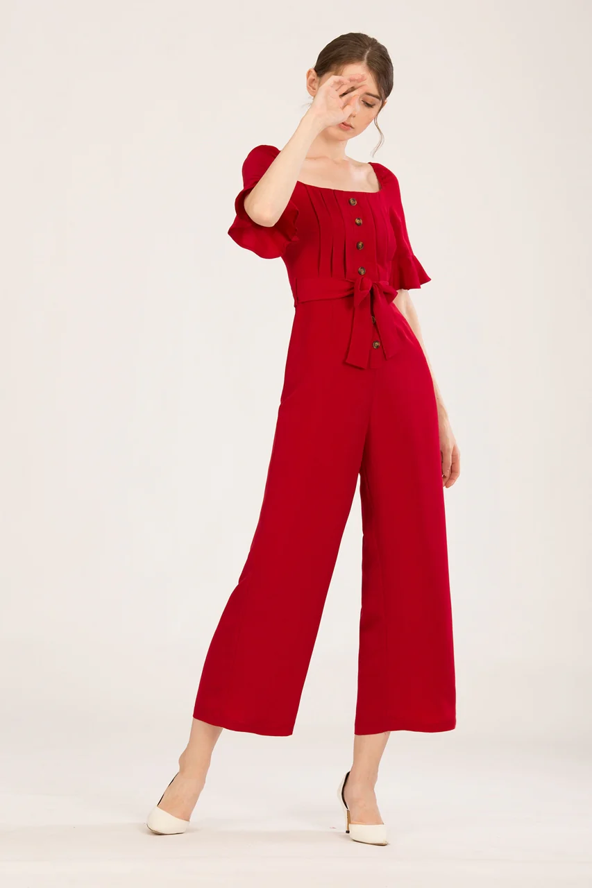 Danafiriol Jumpsuit (Maroon) - Image 8