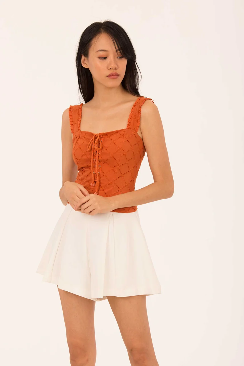 Dinulliow Top (Rust Orange) - Image 2