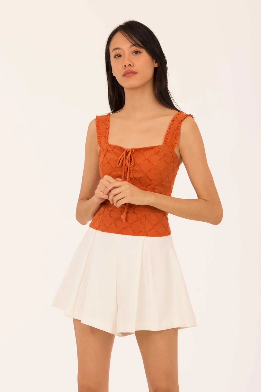 Dinulliow Top (Rust Orange) - Image 3
