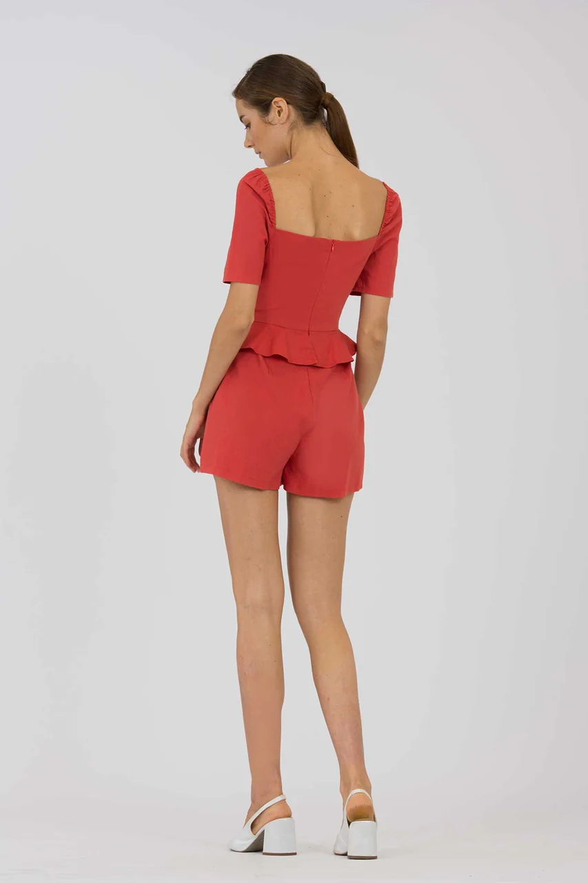 Dahurve Romper (Tangerine) - Image 4