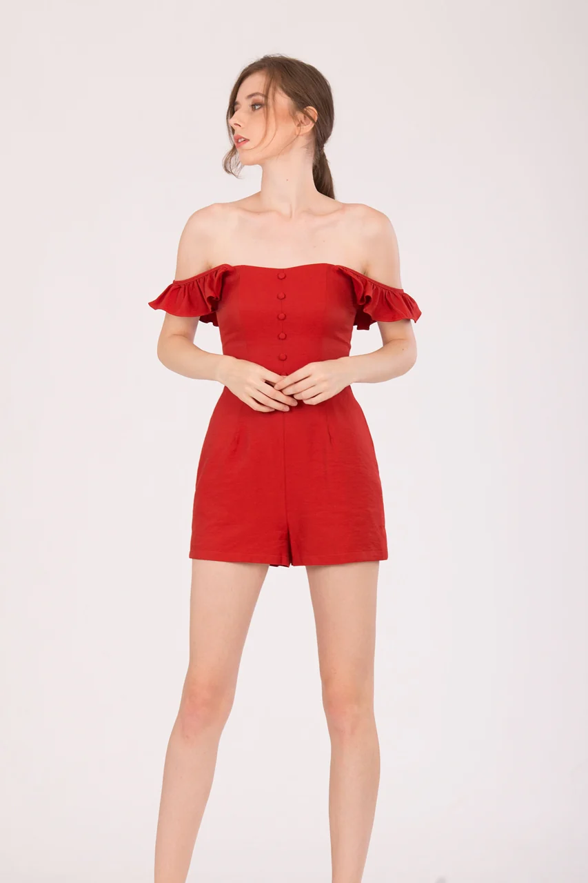 Dohanic Romper (Tangerine) - Image 5