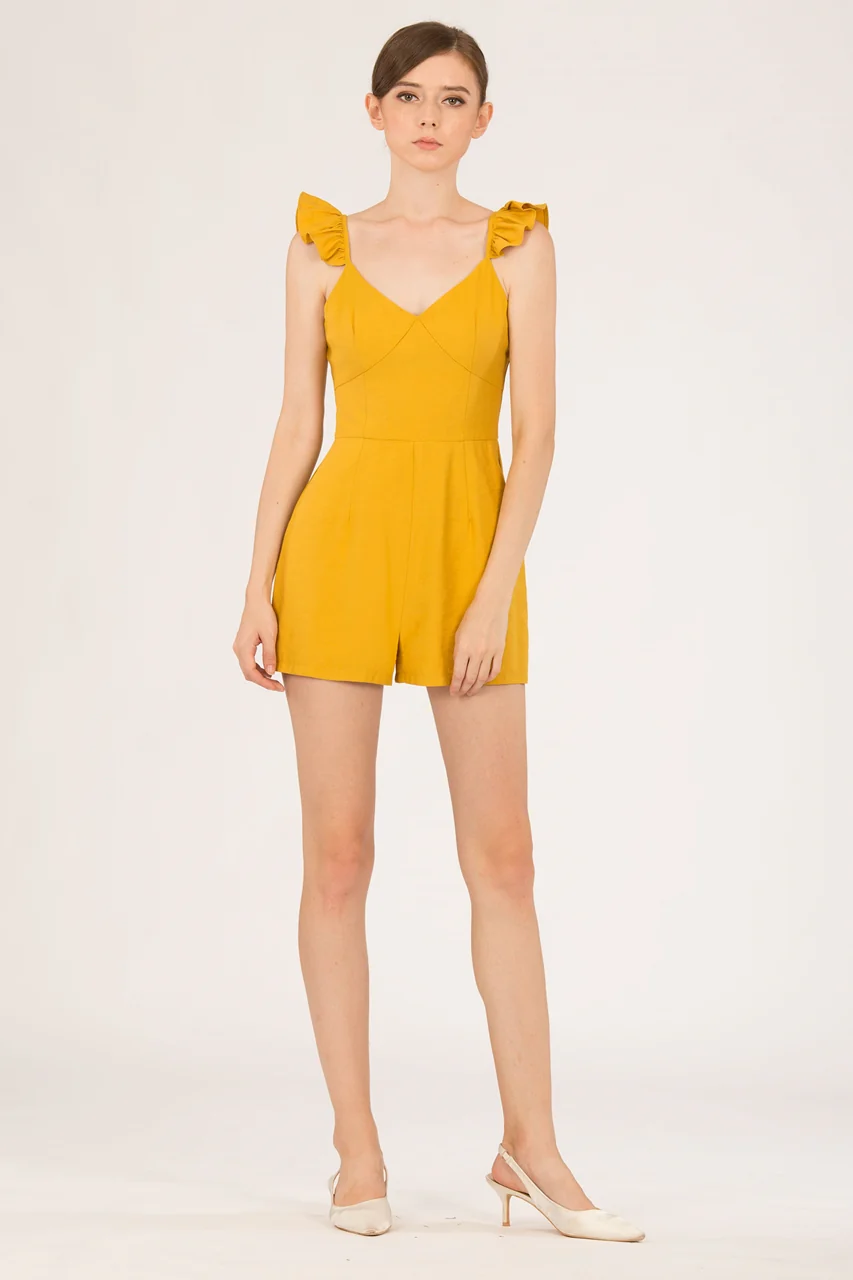 Darofiwa Romper (Mustard) - Image 2