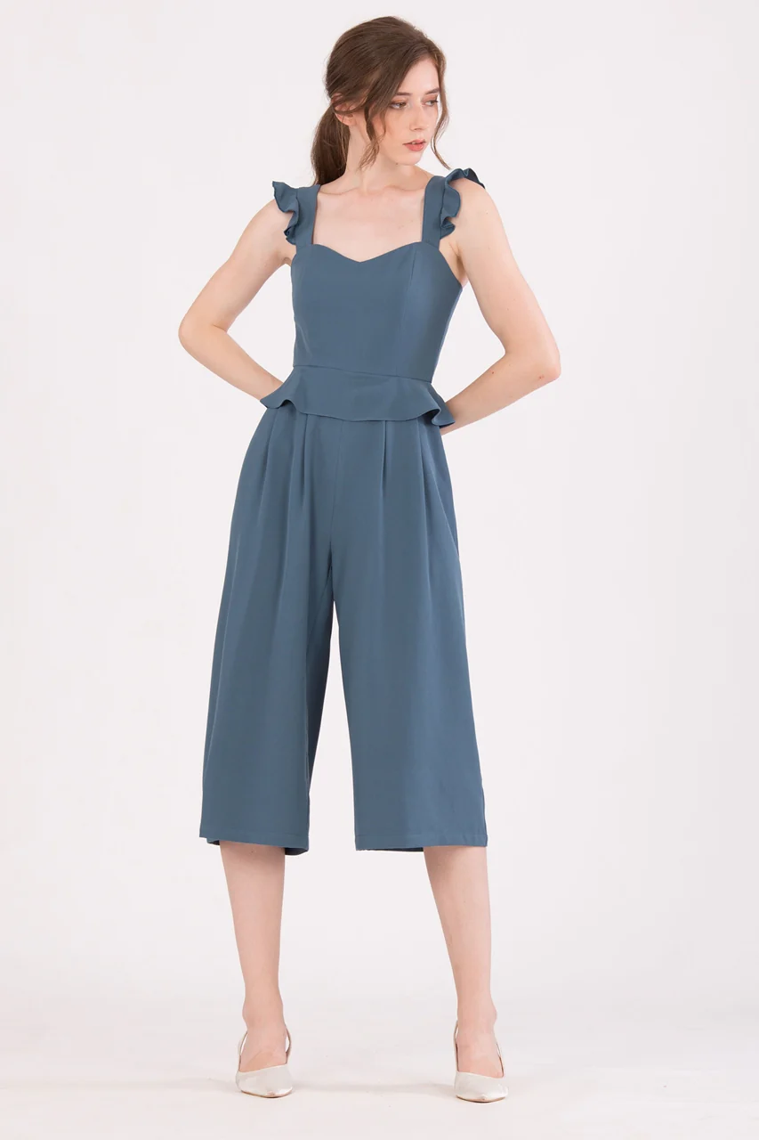 Diutol Jumpsuit Cullotes (Denim Blue) - Image 3