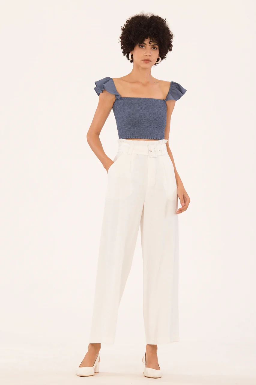 Desmoce Top (Denim Blue) - Image 2