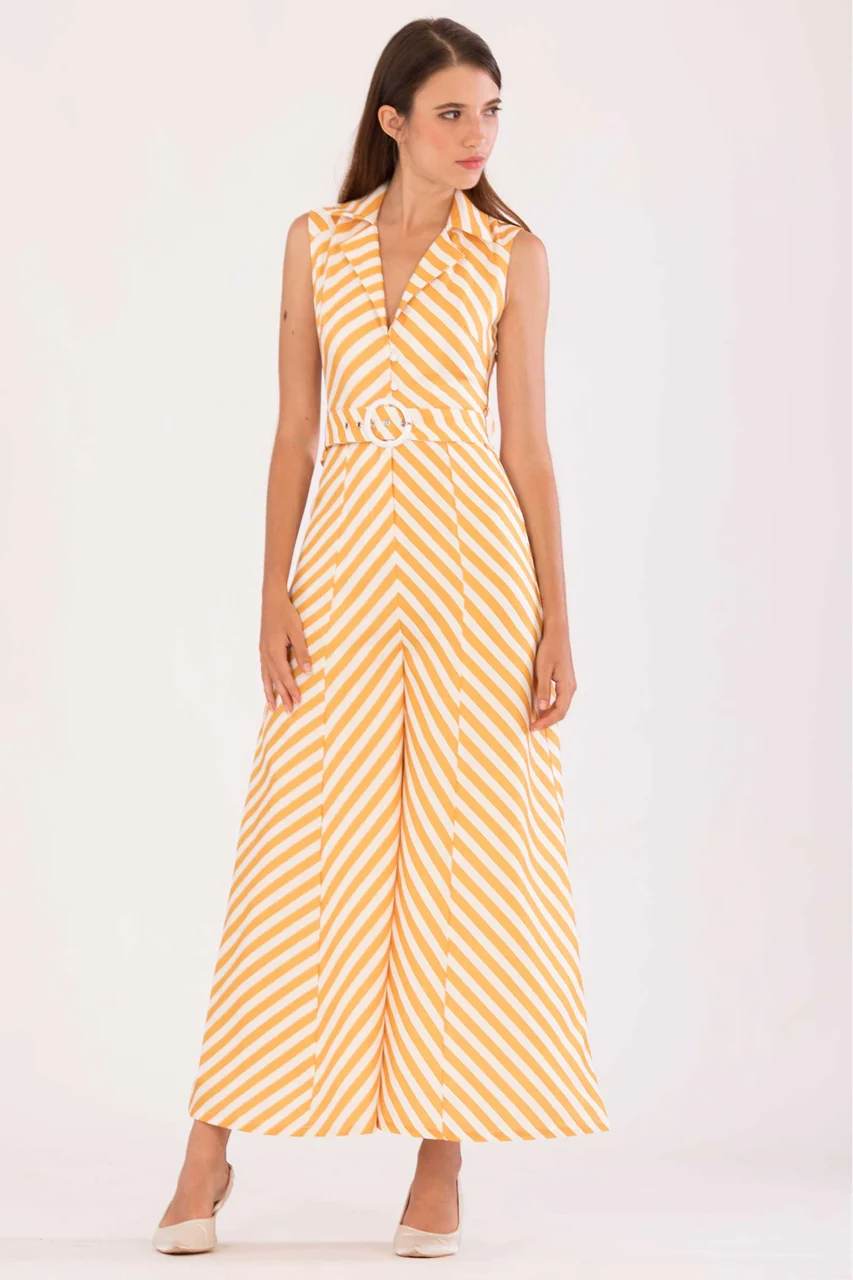 Dukafetaw Jumpsuit (Yellow) - Image 2