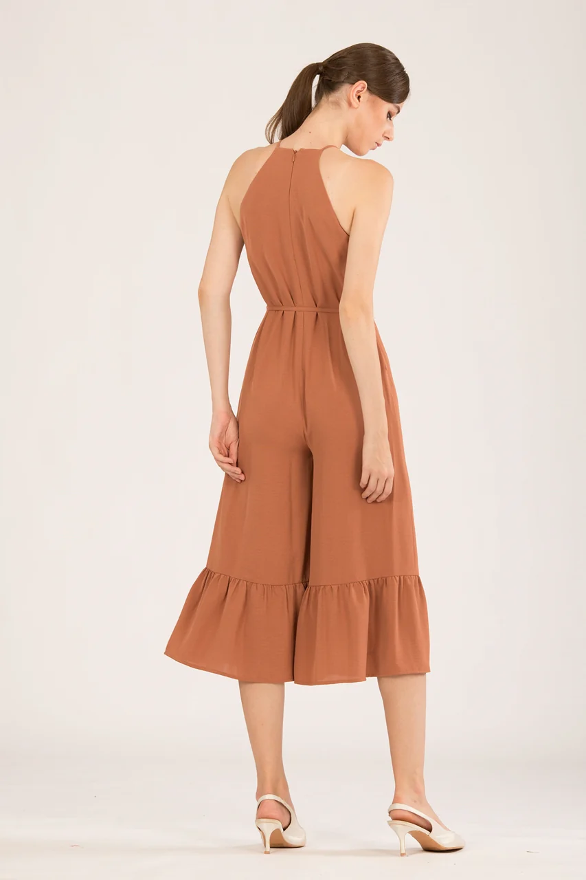 Dofihuxaz Jumpsuit (Brown) - Image 2