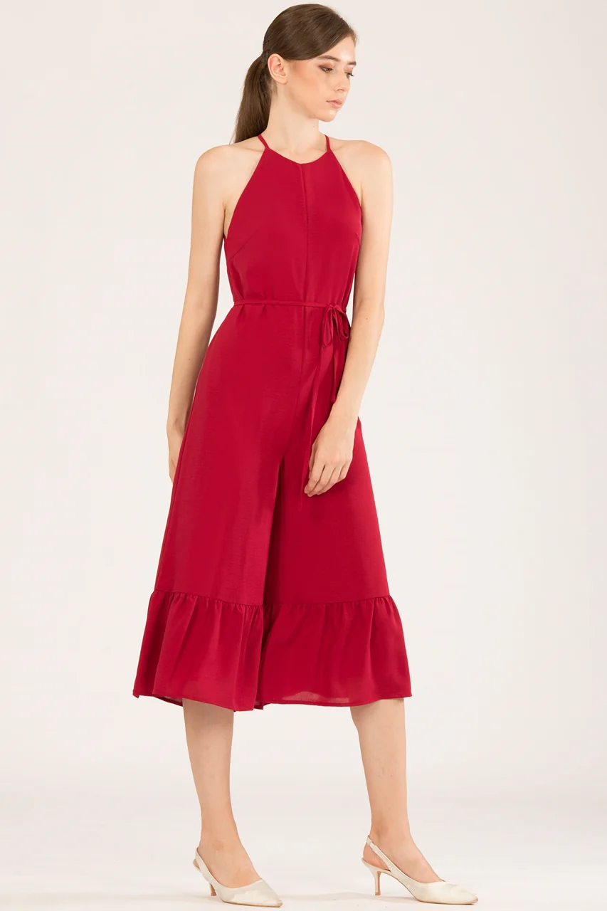 Dofihuxaz Jumpsuit (Maroon) - Image 5