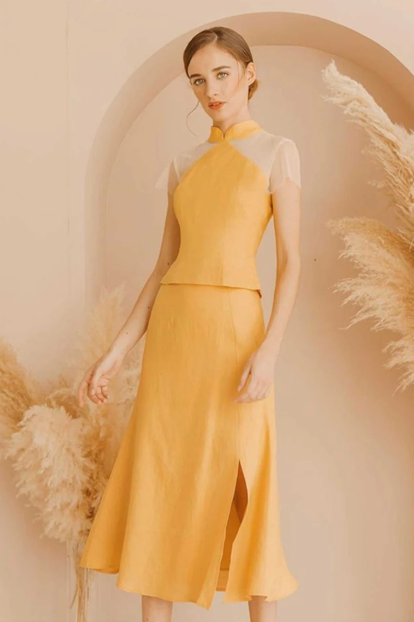 Duchunjiu Skirt (Yellow) - Image 4
