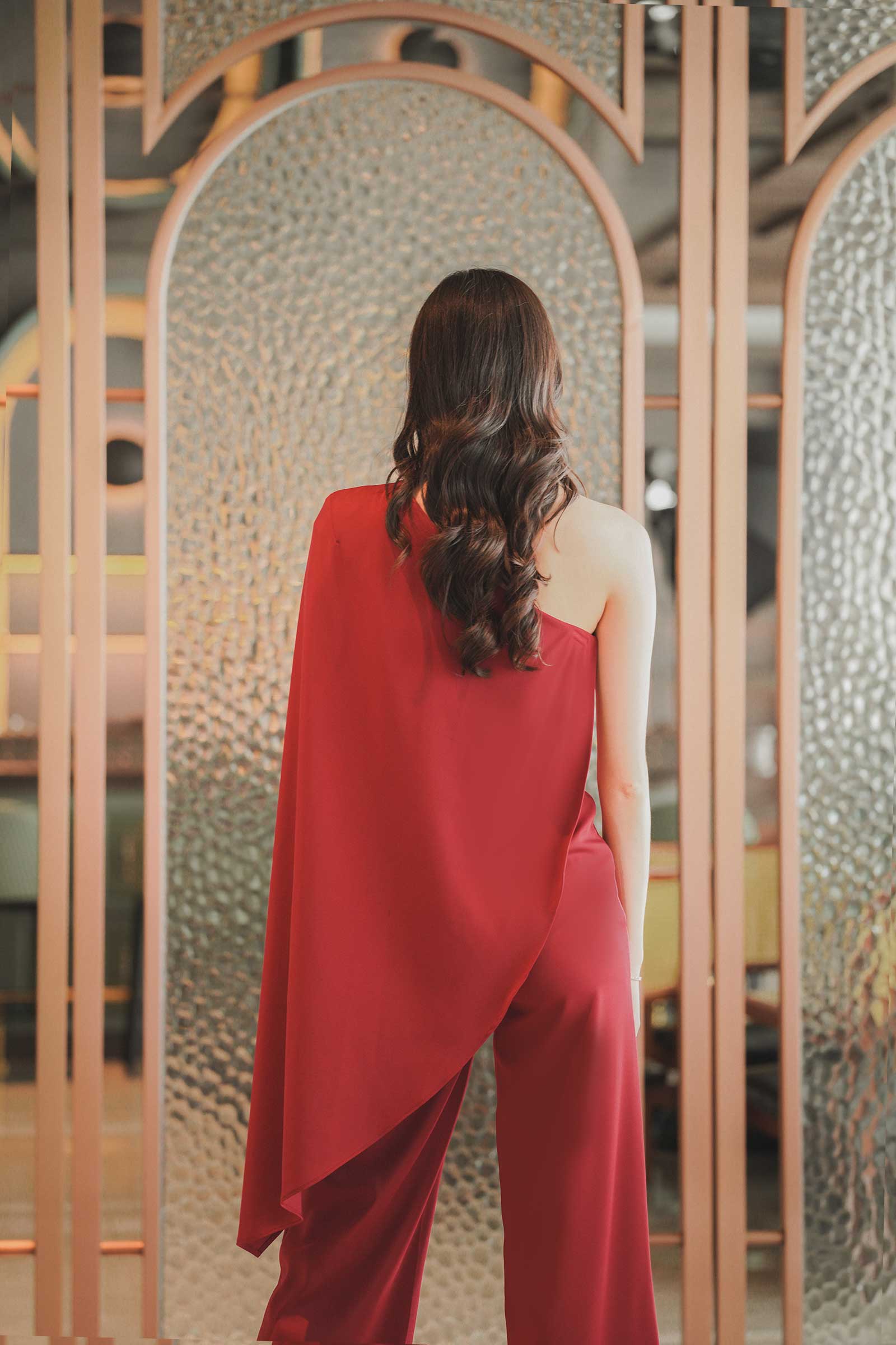 Daveir Jumpsuit (Red) - Image 3