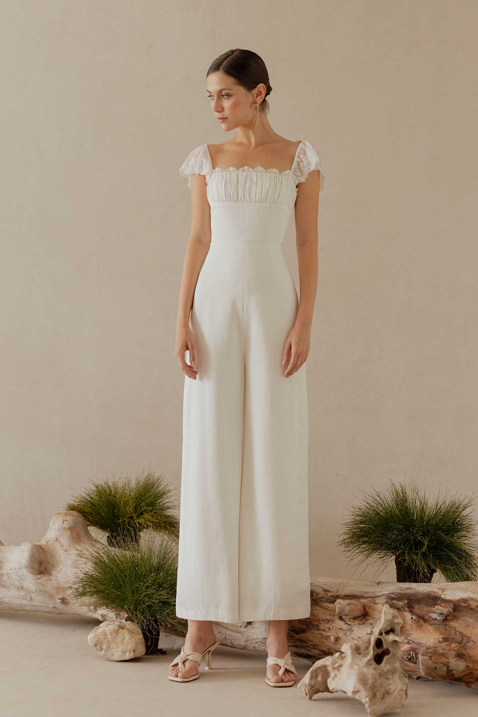 Daverlia Jumpsuit (White) - Image 2