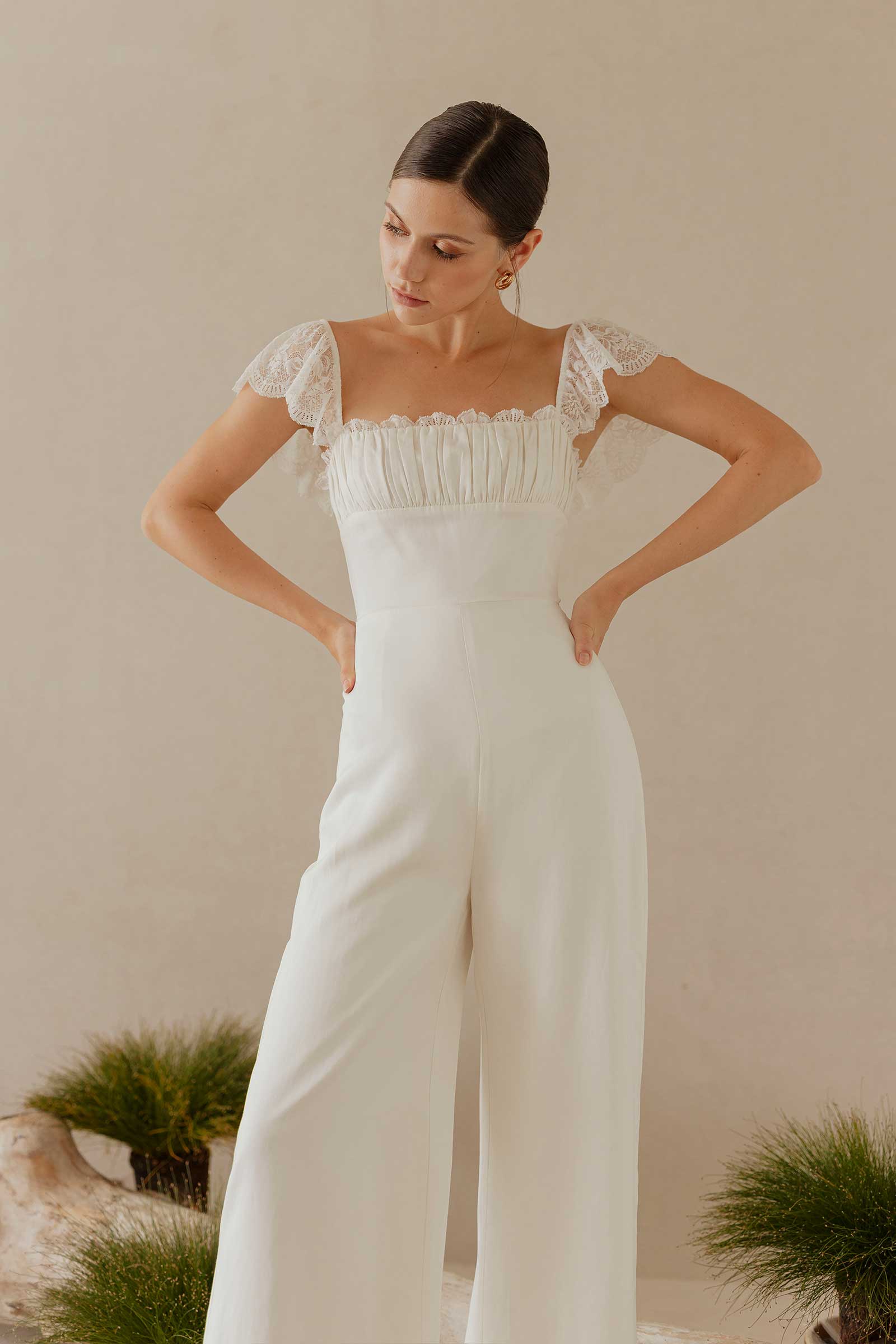 Daverlia Jumpsuit (White) - Image 6