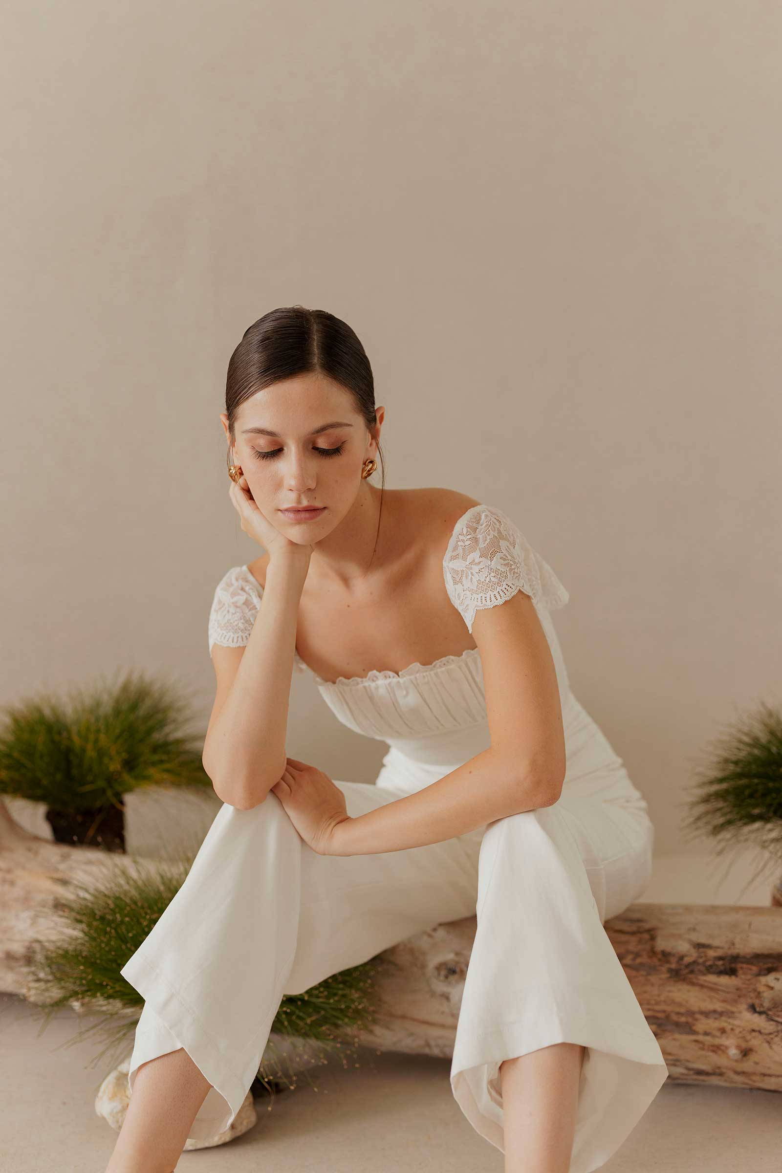 Daverlia Jumpsuit (White) - Image 8