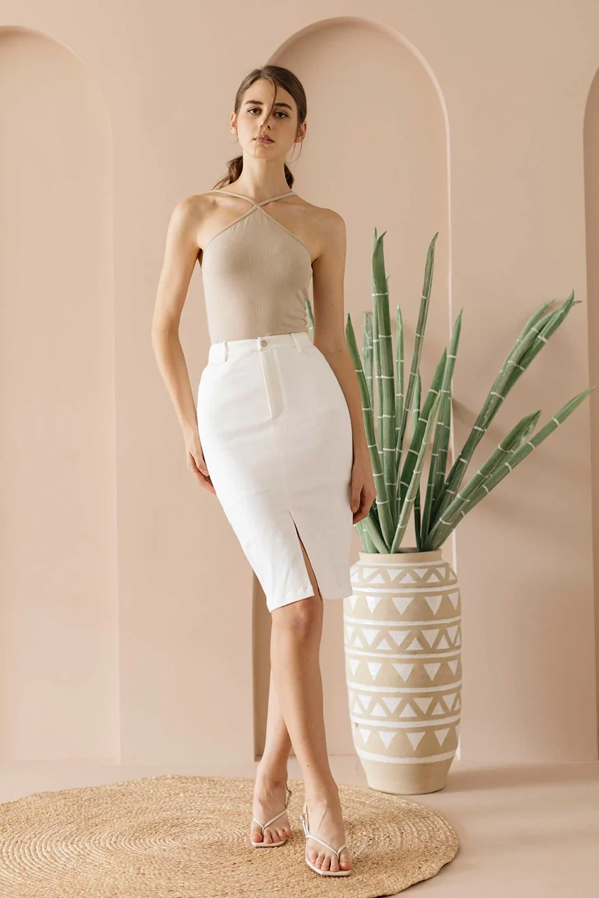 Dinajuxe Skirt (White) - Image 2