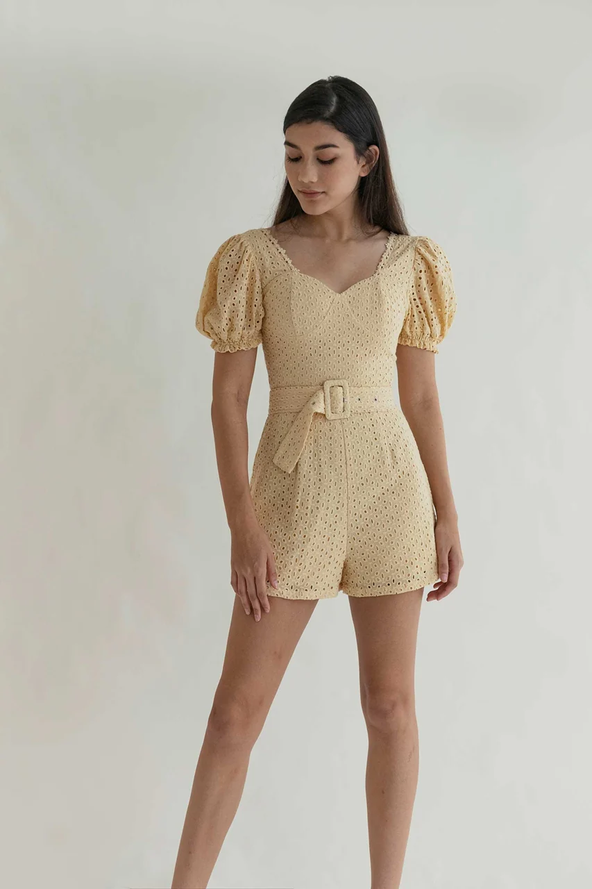 Doverxiy Romper (Pale Yellow) - Image 2