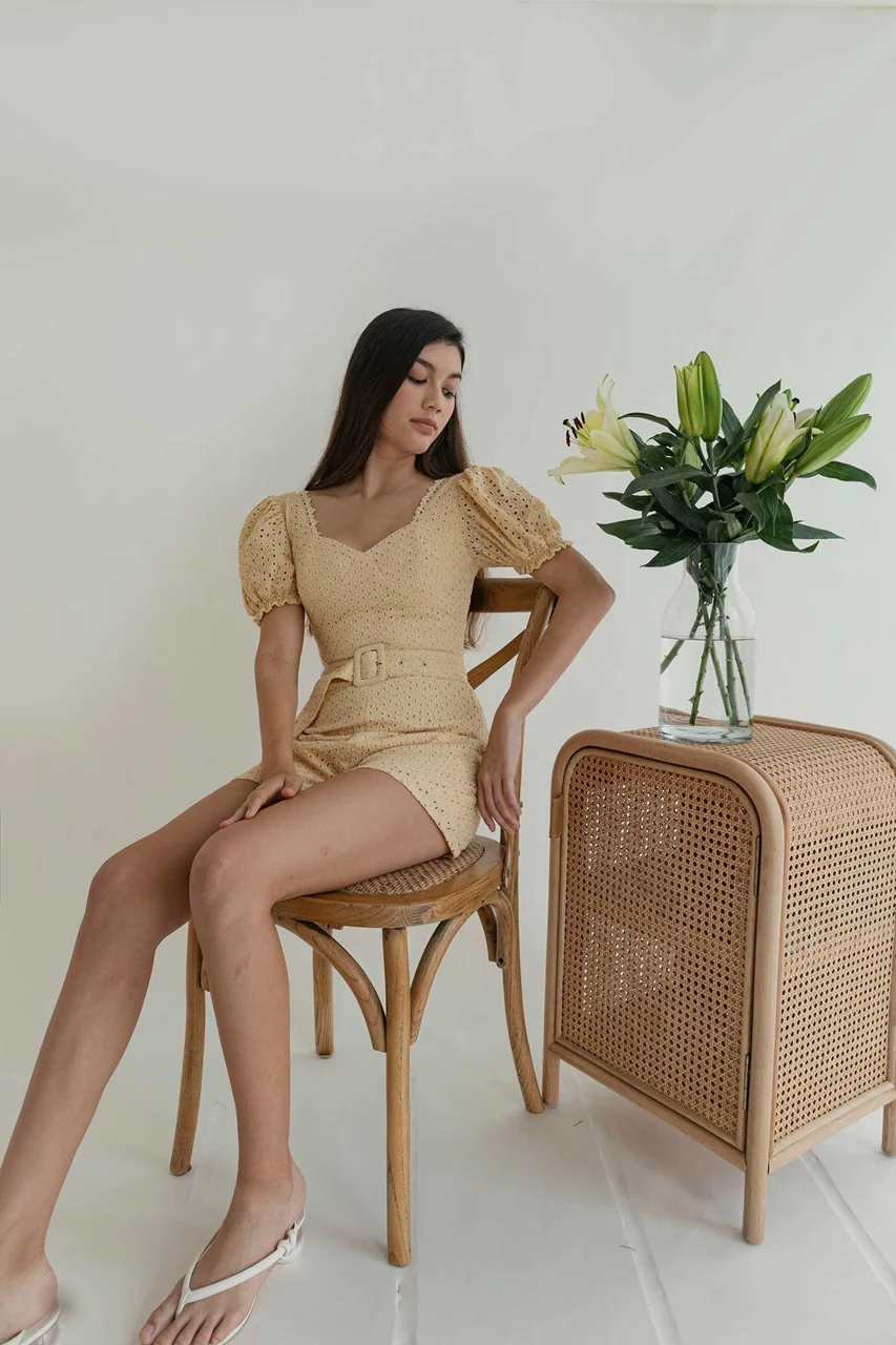 Doverxiy Romper (Pale Yellow) - Image 4
