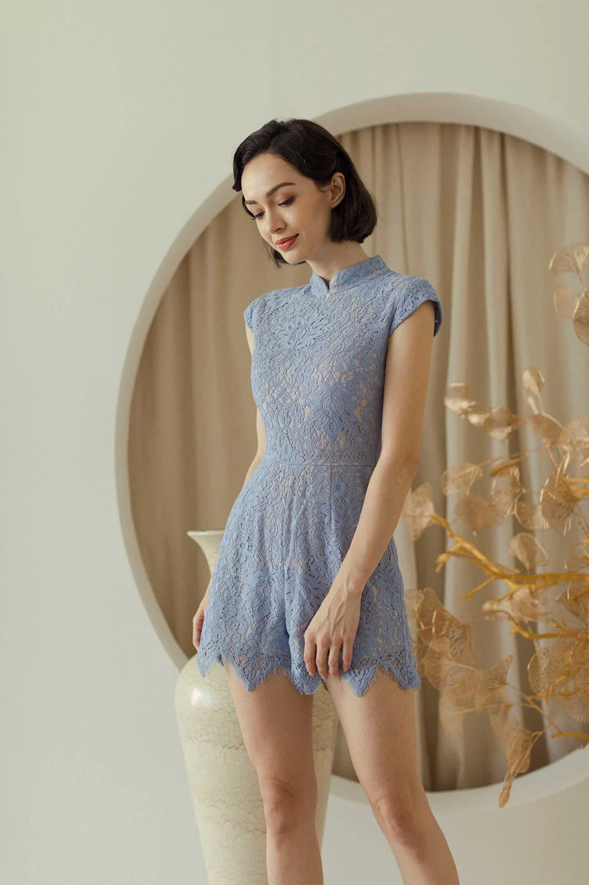 Daqiero Romper (Powder Blue) - Image 8